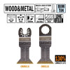 Картинка 1 - Пильное полотно W = 45 I = 48 TPI = 18 5 шт. крепления под Fein i Festool (OMS16)