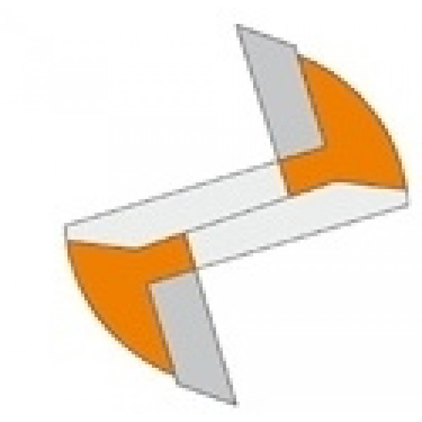 Картинка - Фреза прямая длинная CMT HM D = 6 I = 25,4 L = 60 S = 8 (912.060.11)