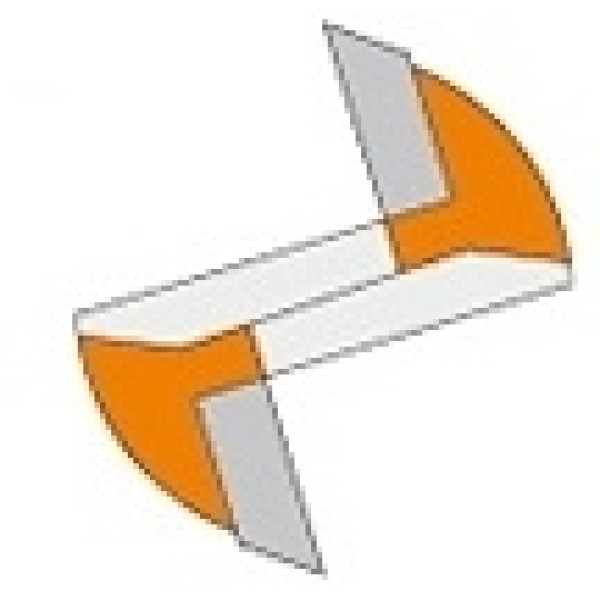 Картинка - Фреза прямая (короткая серия) HM D = 22 I = 20 L = 57,2 S = 8 (911.220.11)