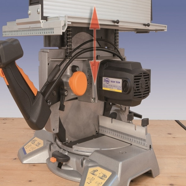 Картинка - Торцовочная пила 1500W 3700RPM диам. пилы. 300mm направл. 57 мм virutex tm33w