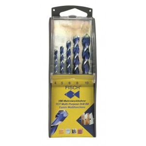 Сверла спиральные для багатофукционального применения Набор 5 шт.