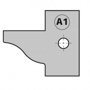 Пара ножей тип A1 (25x29,8x2) для 694.015 (695.015.A1)