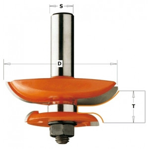 Фреза для двусторонних филенок HM D = 89 T = 19-25,4 S = 12,7 Профиль = B (890.527.11)