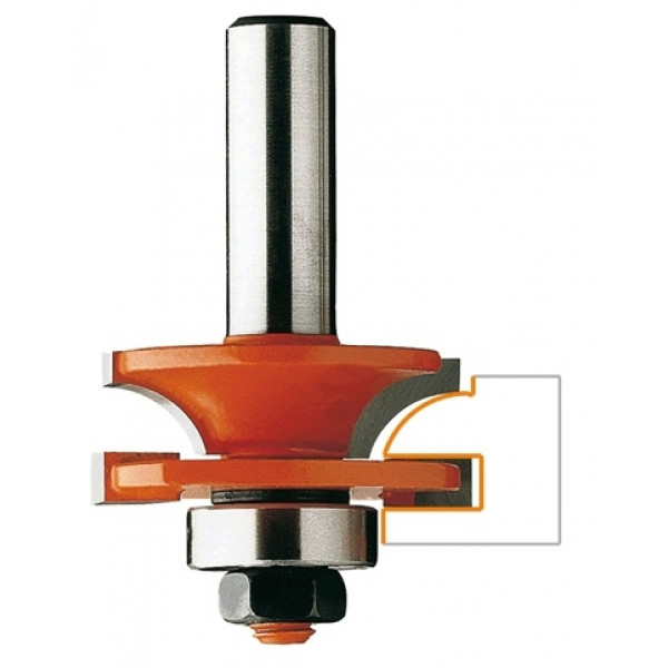 Картинка - Набор фрез для мебельной обвязки HM D = 44,4 T = 18-22 S = 12 Профиль = A (991.501.11)