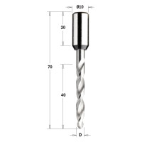 Сверло P HWM D = 5 I = 35 L = 70 S = 10x26 RH XTREME-HWM (314.050.21)