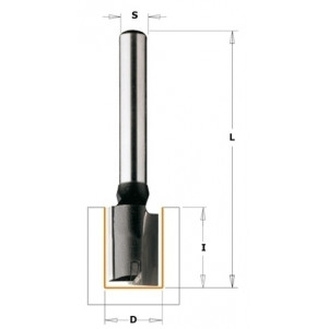 Фреза прямая с торцевым зубом HM D = 25 I = 20 L = 70 S = 8 (174.250.11)