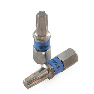 Бита 1/4 "дюйма TX25x25мм 10шт. Синие (20894.STACO)