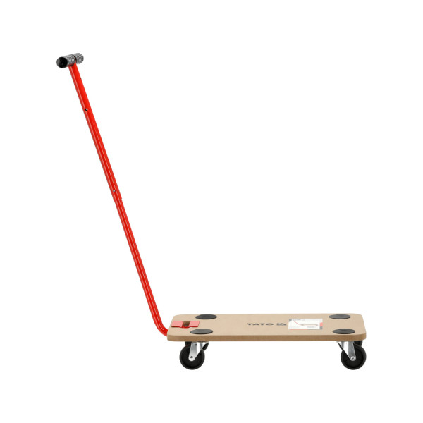 Картинка - Тележка-платформа с ручкой YATO 575х300х18 мм 200 кг YT-37422