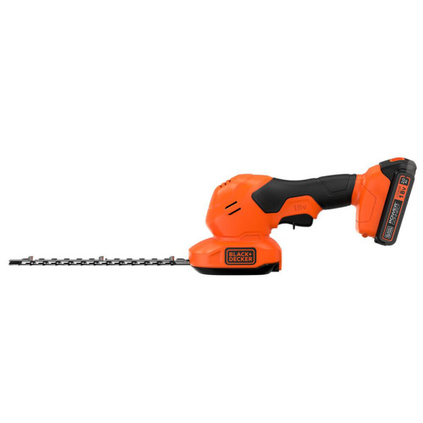 Картинка - Кусторез-ножницы аккумуляторный BLACK+DECKER BCSS18D1
