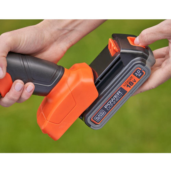 Картинка - Кусторез-ножницы аккумуляторный BLACK+DECKER BCSS18D1