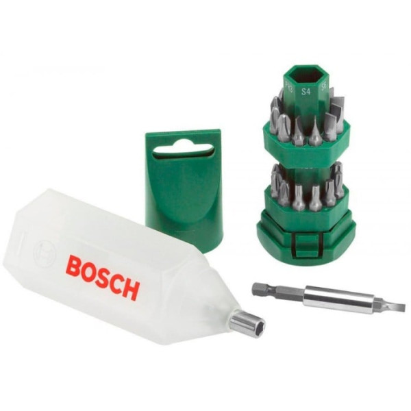Фото - Набір біт Bosch 24 шт + магнітний тримач
