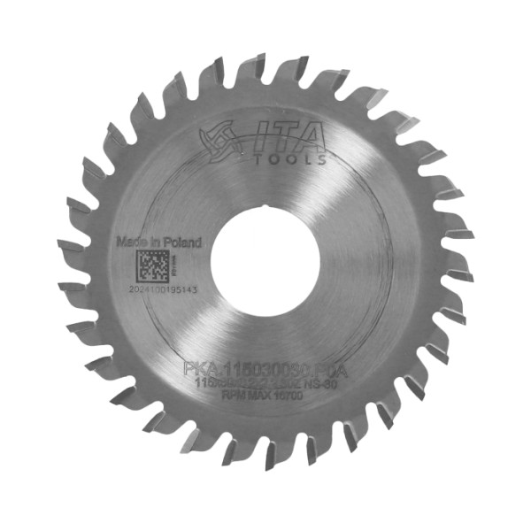 Картинка - Пила ITA TOOLS D=115 F=30 Z=30 K=3,2 Зуб: NS позитив PKA.115030030.P0A