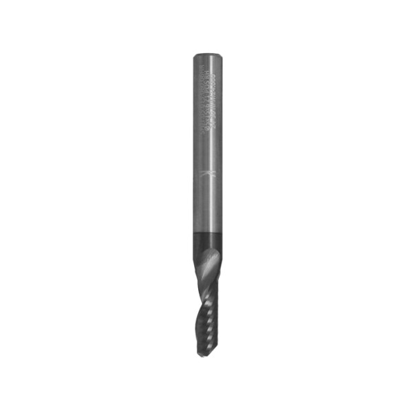 Картинка - Фреза ITA TOOLS VHM Z1 D=5 I=15 L=60 S=6 RH позитив алюминий и пластик покрытия HC SP01.05.015.060.06HR
