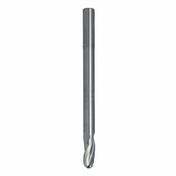 Фото - Фреза ITA TOOLS VHM Z3 D=12 I=30 L=160 S=12 RH радіус R=6 редукція I2=120 0,2 мм поліровані спіралі SQ32.12.030.160.12R