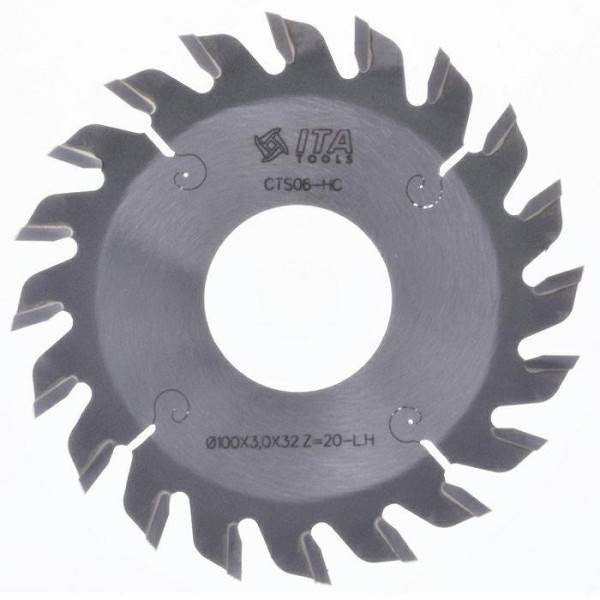 Картинка - Пила ITA TOOLS D=100 F=32 Z=20 K=3,2 Зуб: L позитив PKA.100032020.P1L