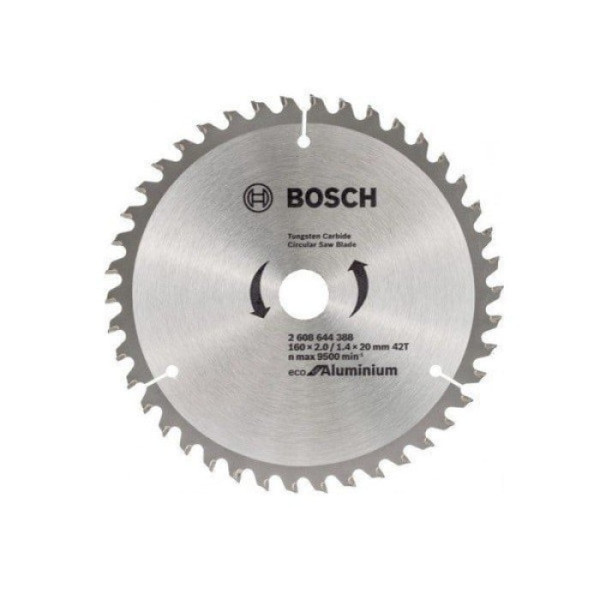 Картинка - Диск пильный Bosch Eco for Aluminium 160х20/16х42Т (2608644388)