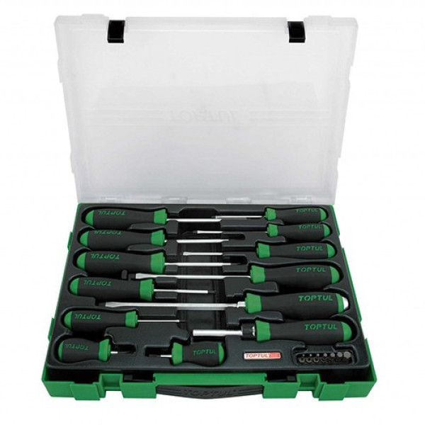 Фото - Набір викруток TOPTUL 20 шт GZC2005