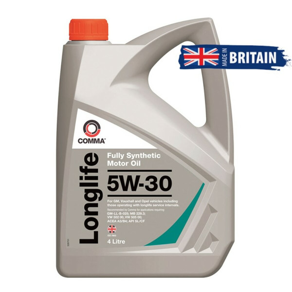 Картинка - Моторное масло Comma LONG LIFE 5W-30 4л