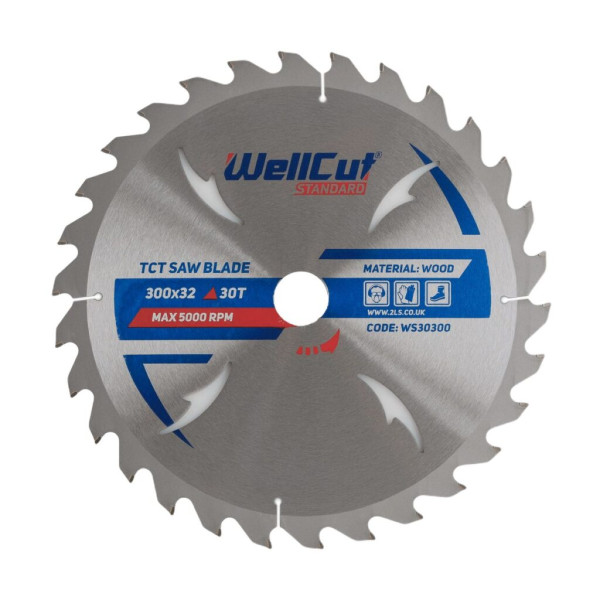 Картинка - Пильный диск WellCut 300 x 32 мм, 30T