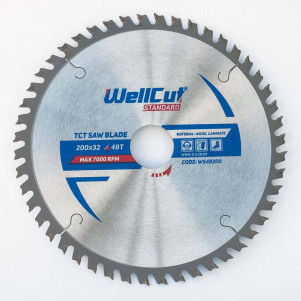 Пиляльний диск WellCut 200x32, 48Т ламінат