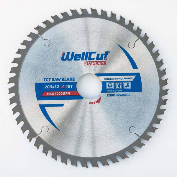 Фото - Пиляльний диск WellCut 200x32, 48Т ламінат