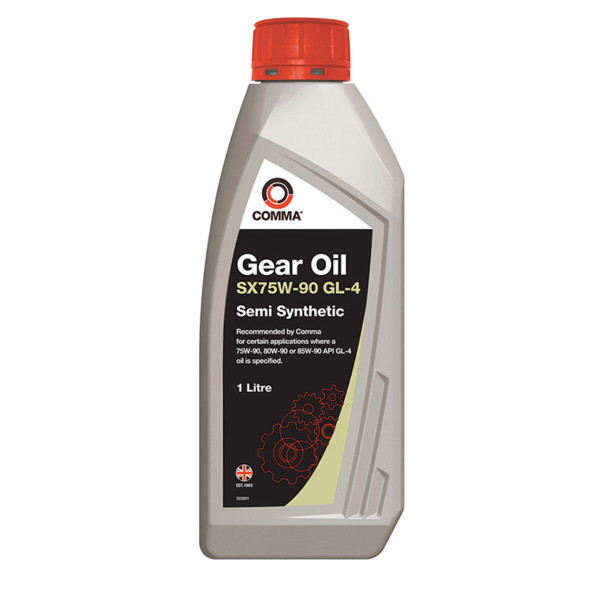Картинка - Трансмиссионное масло Comma GEAR OIL SX75W-90 GL4 1л