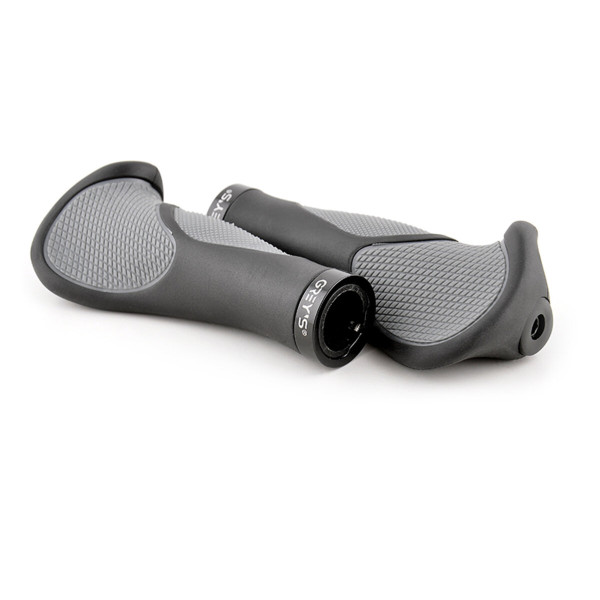 Картинка - Грипсы руля Grey's эргономичны с зональным покрытием 140мм 2шт.