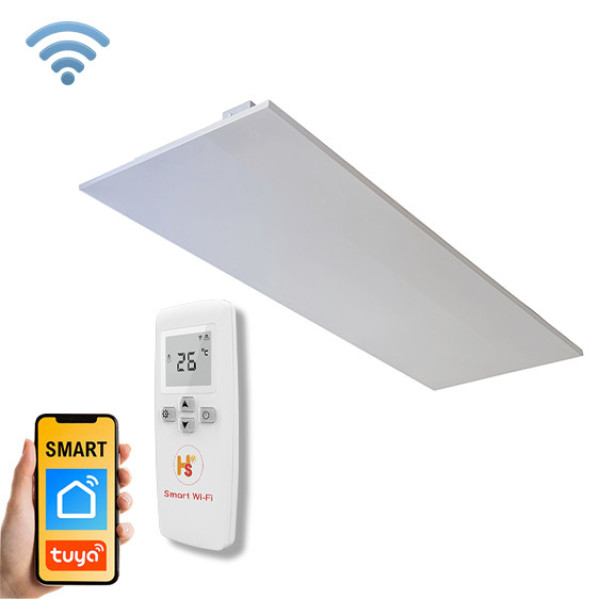 Картинка - Потолочный металлический обогреватель HSteel ISHC 4012 W Wi-Fi