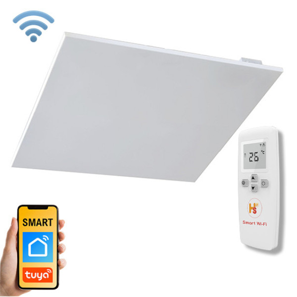 Картинка - Потолочный металлический обогреватель HSteel ISHC 6060 W Wi-Fi