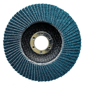 Круг пелюстковий торцевий NOVOABRASIVE 29 125x22,23 мм, P120, Цирконій