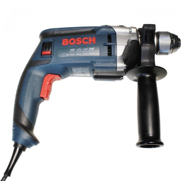 Картинка - Дриль ударна Bosch GSB 16 RE ШЗП + кейс (060114E500)