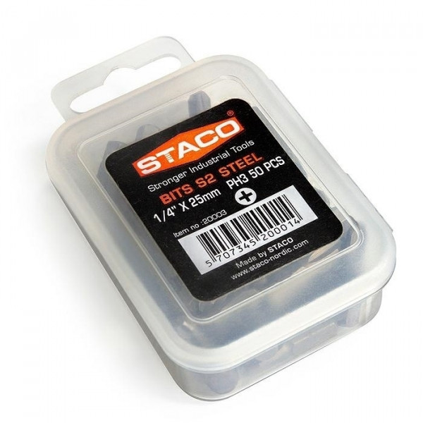 Картинка - Бита 1/4 "дюйма PH0x25мм 50 шт. (20000.STACO)