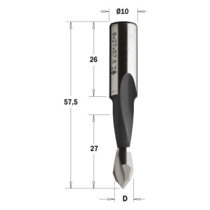 Свердло P HW D = 8 I = 27 L = 57,5 ​​S = 10x26 RH XTREME-HW (313.080.41)