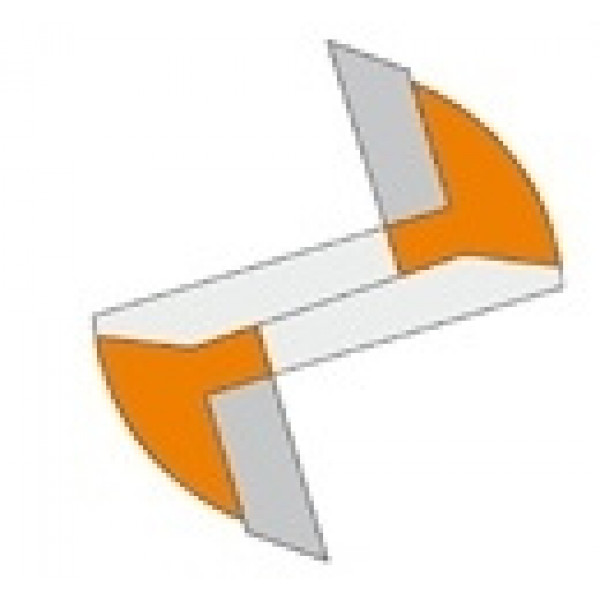 Картинка - Фреза прямая (длинная серия) HM D=10 I=31,7 L=74 S=12 (912.600.11)