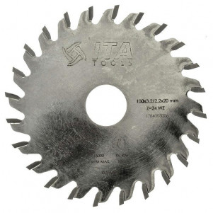 Пила D = 100 F = 20 Z = 24 K = 3,2 зуб: NS PDA