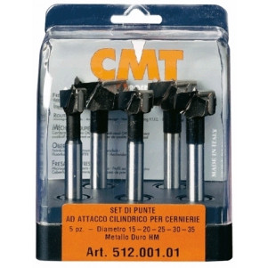 Комплект сверл цилиндр. HW RH D = 15-20-25-30-35 S = 10x50 (хвост-к цилиндр.) (512.001.01)