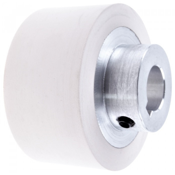 Картинка - Ролик 95-50-25-8 V резиновый 60 ShA белый Weinig