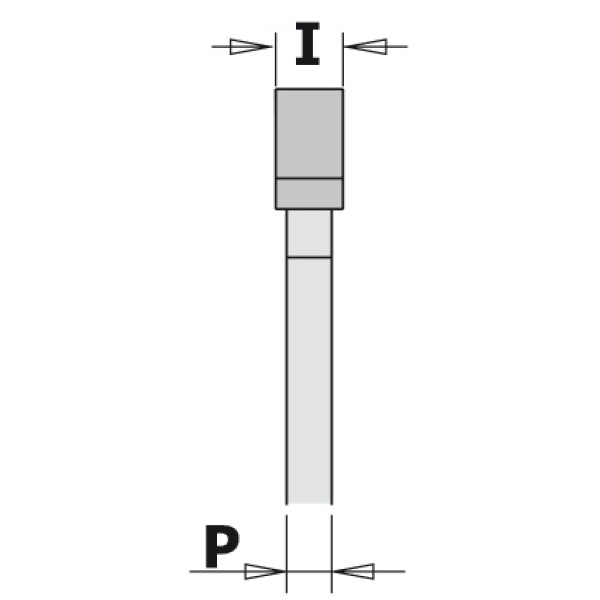 Картинка - Фреза HM I = 3,2 D = 47,6 F = 12,7 (822.332.11B)