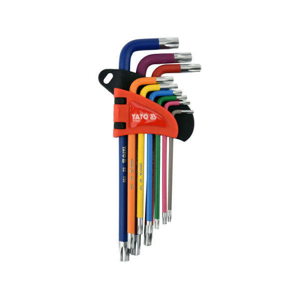 Картинка - Ключи TORX YATO Т10-Т50 Г-образные YT-05633