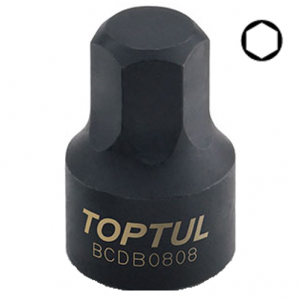 Головка TOPTUL HEX 1/4" 8 мм (цельная) BCDB0808