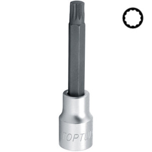 Головка торцева TOPTUL SPLINE M8 L100 мм 1/2" BCJA1608