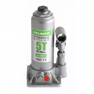 Домкрат гідравлічний пляшковий БелАвто DB05 5т 195-380мм Домкрат гідравлічний пляшковий БелАвто DB05 5т 195-380мм