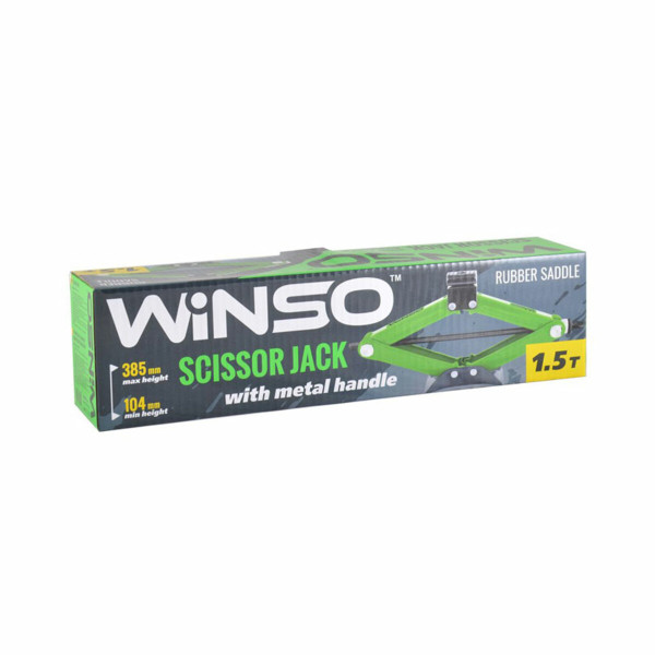 Картинка - Домкрат ромбовый, Winso 1,5т 104-385мм 121510
