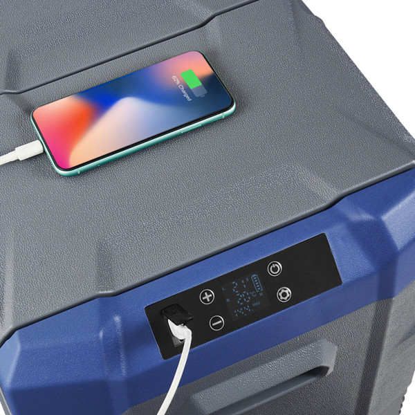 Фото - Холодильник автомобільний Brevia 32л (компресор LG) двокамерний