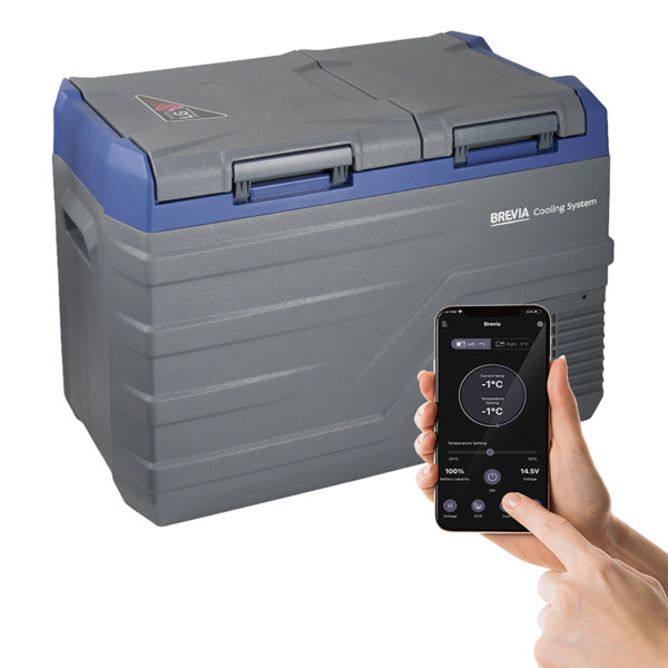 Фото - Холодильник автомобільний Brevia 32л (компресор LG) двокамерний