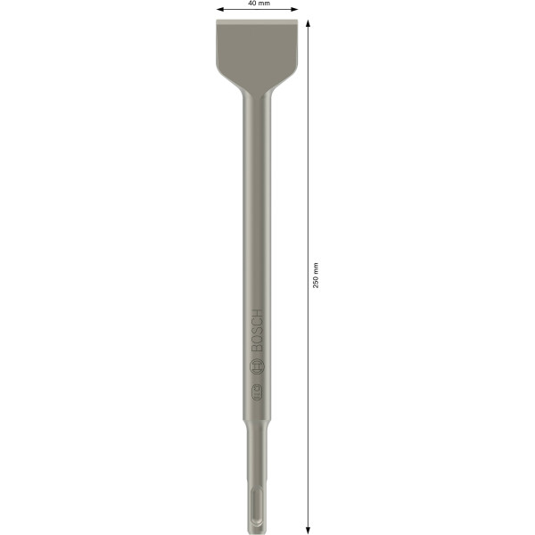 Картинка - Лопаточное зубило Bosch PRO SDS plus-4C, 40x250 мм