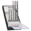 Картинка - Набор буров Bosch Robustline SDS plus-5, 5/6 x 115 мм; 6/8/10 x 165 мм, 5 шт