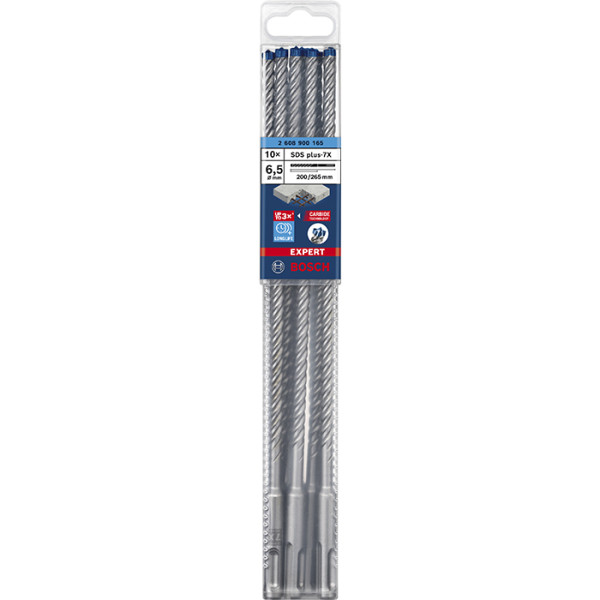 Фото - Бури Bosch SDS Plus-7X д / арм.бетона 6,5x200x265 мм EXPERT, 10 шт