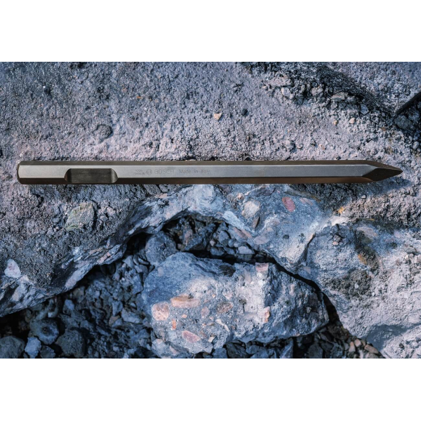 Фото - Зубило Bosch PRO Hex 28-4C загострене, 400 мм