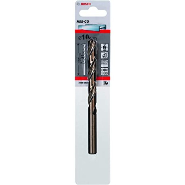 Картинка - Сверло по металлу Bosch HSS-Co DIN 338 10х87 мм (2608585864)
